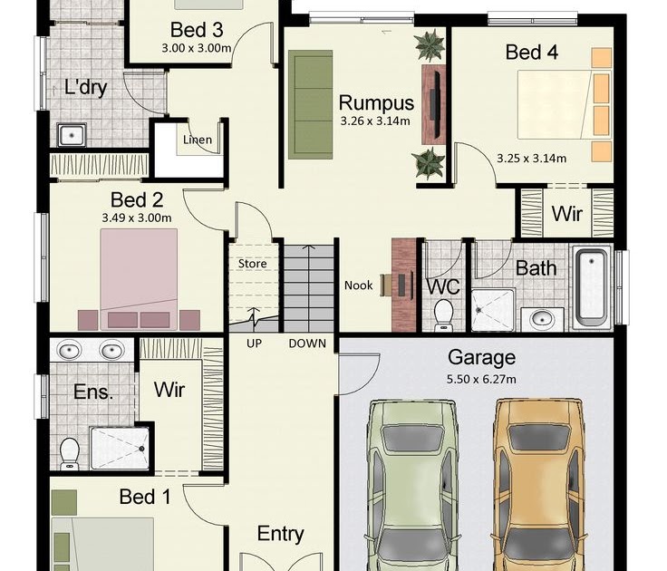 Reverse Living House Plans - Upside Down Reverse Living House Designs Perth