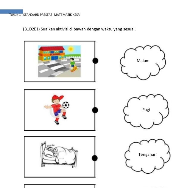 Contoh Soalan Dlp Matematik Tahun 1  Muharram ee