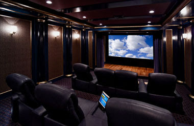 Attic Home Theater Room - Home Design Inside