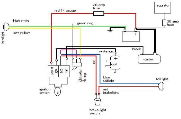 Battery Operated Motorcycle Wiring Diagram