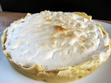 Tarte au citron meringuée vegan