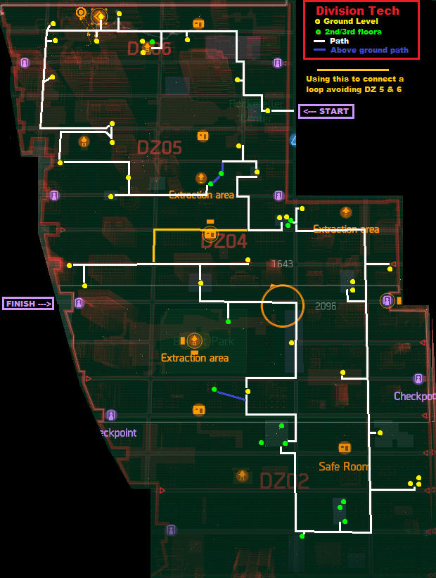 30 The Division Survival Map - Maps Database Source