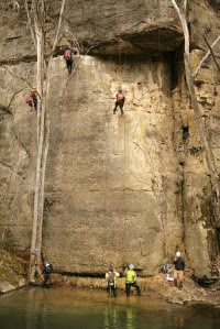 rappel cliff