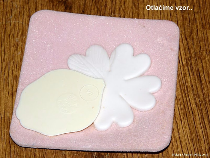 Modelado de masilla de azúcar para las tortas. flores hermosas. Master Class (4) (700x525, 269KB)