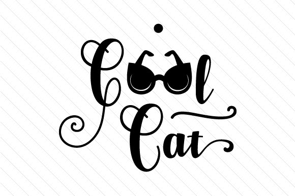 Download Cool Cat SVG File - Free SVG Illustrations Library For Your