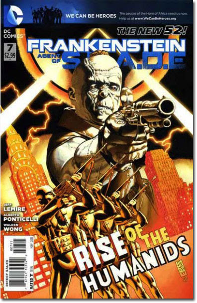 THE FINEST FRANKENSTEIN comic book series ever published, bar none. Also: cancelled. (Frankenstein, Agent of S.H.A.D.E. #7)