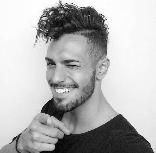 Male Haircuts For Long Curly Hair