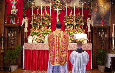 Image result for images priests at latin mass altar