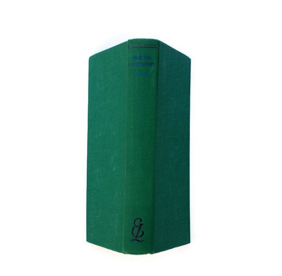 Martin Chuzzlewit, Charles Dickens, SALE Vintage Book, Green - vintagetoyshoppe Martin Chuzzlewit, Charles Dickens, SALE Vintage Book, Green - vintagetoyshoppe
