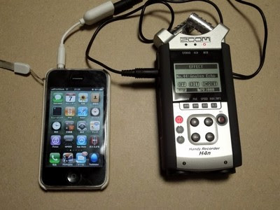 iPhoneに外部マイク