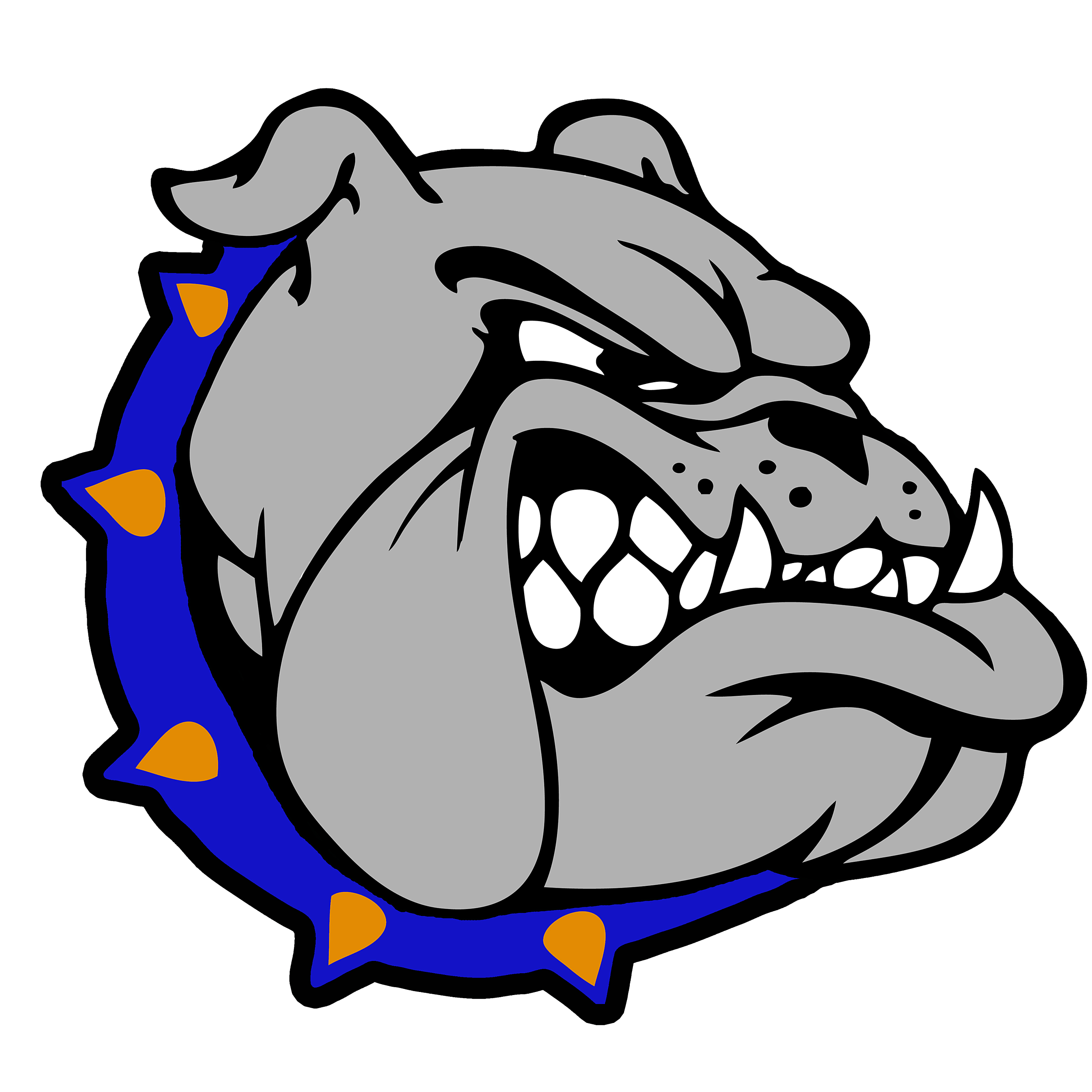 Transparent Bulldog Mascot Logo