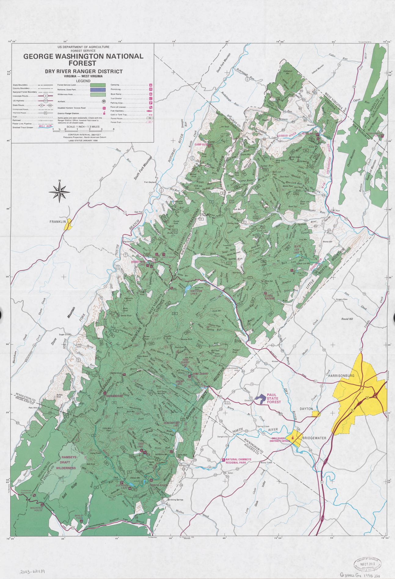 Washington National Forest Map Deltalazd