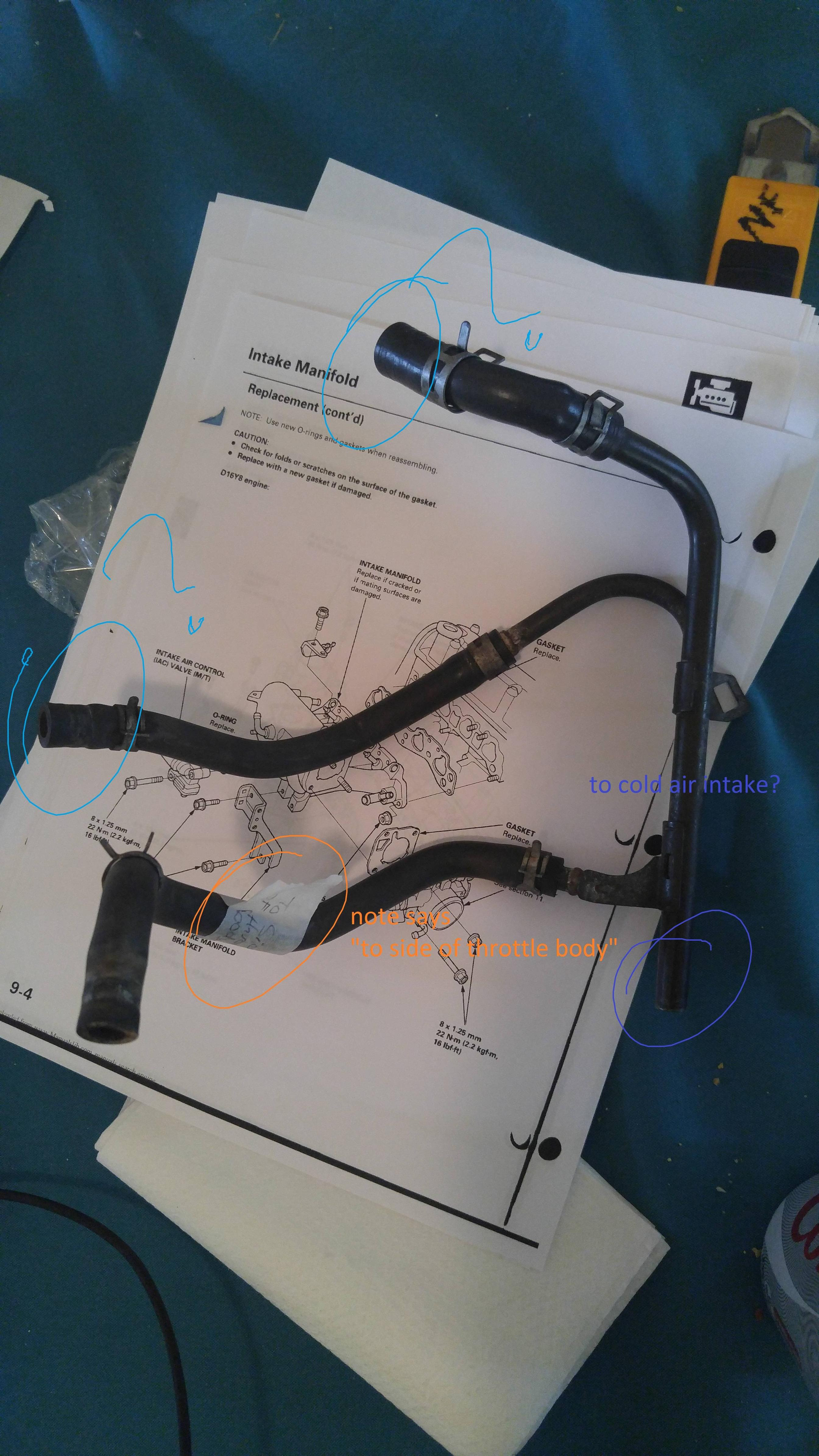 1999 Honda Civic Radiator Hose Diagram - Honda Civic