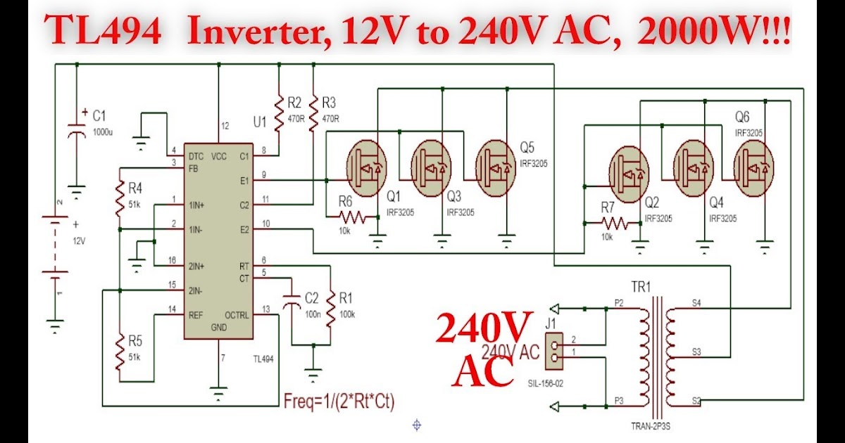 Inspirasi 36+ TL494 Inverter Circuit