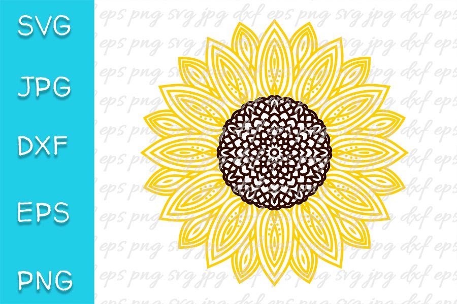 Sunflower Mandala Svg Free - 258+ SVG Cut File