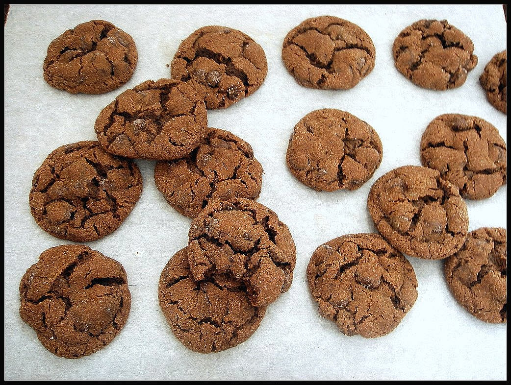 choco-ginger cookies