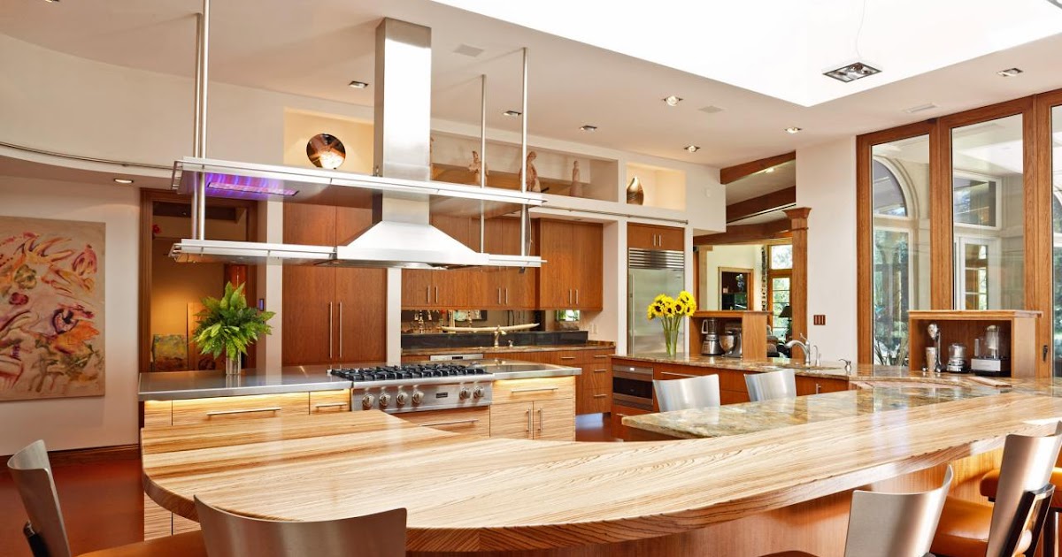 View Modern Kitchen Design With Breakfast Bar Pics | Kitchen Design