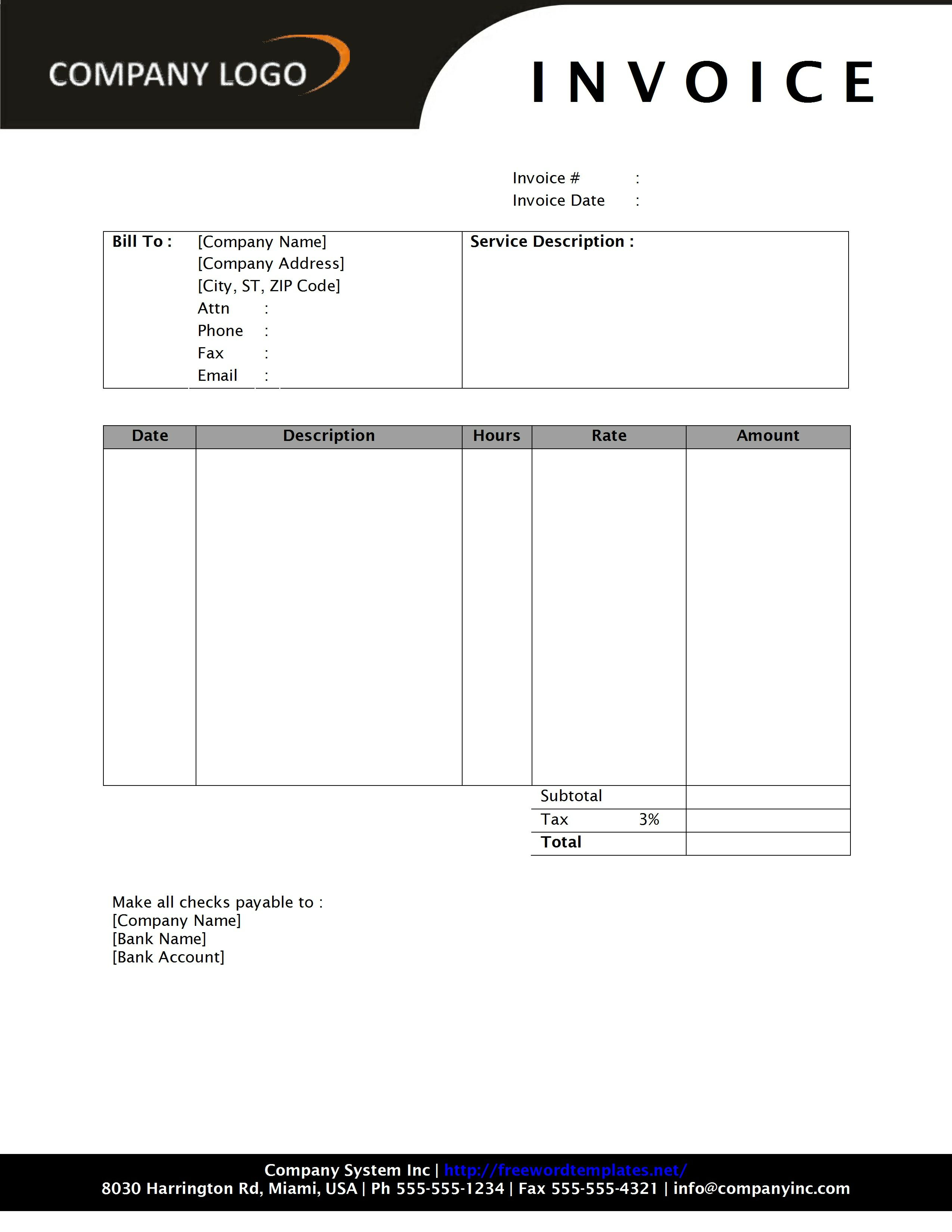 Free Resume Samples & Writing Guides for All: 23/23/23 Within Invoice Template Word 2010