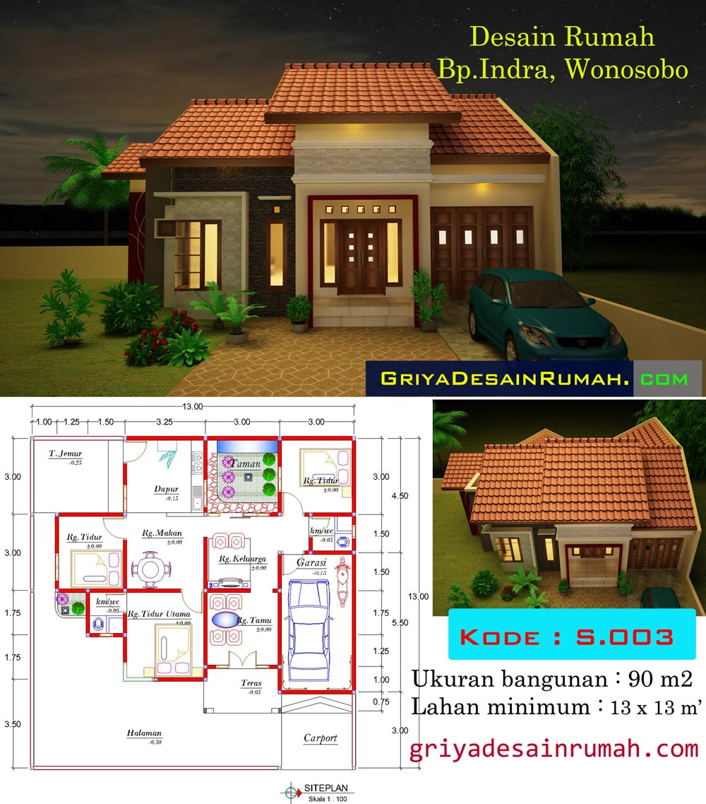 63 Desain Rumah Minimalis Dan Denahnya Desain Rumah Minimalis Terbaru