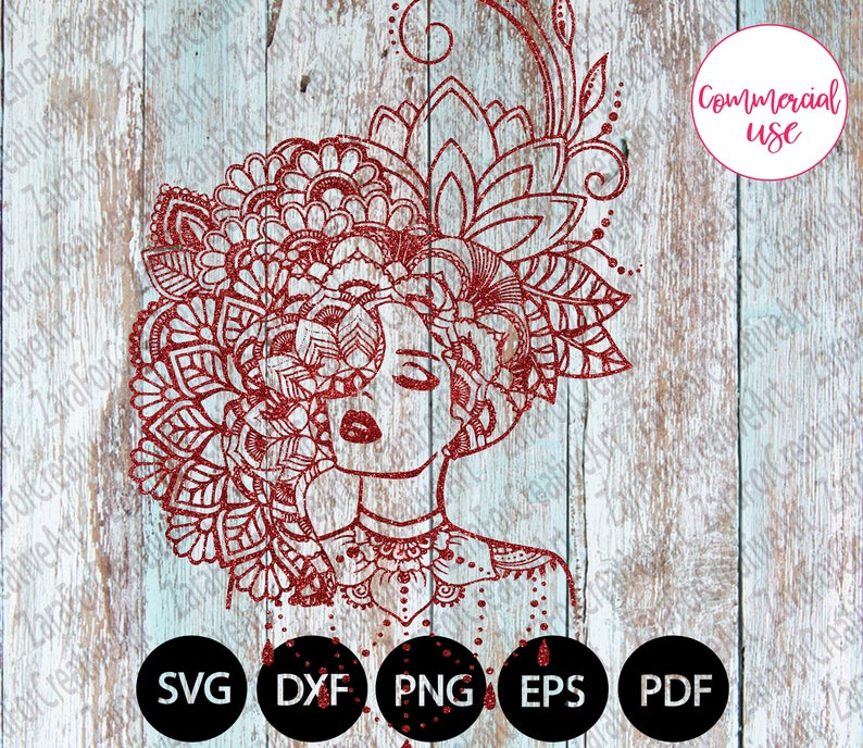 Download Mandala Lady Svg Ideas - Free Layered SVG Files