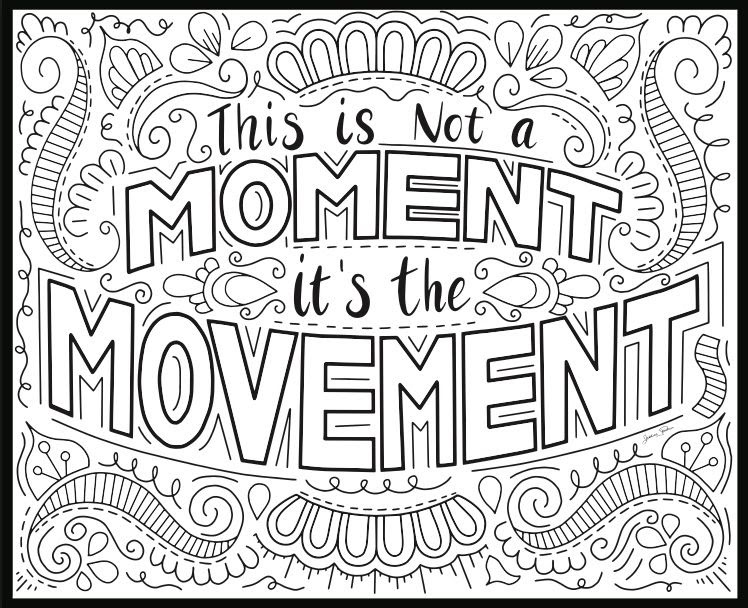 787 Cute Feminist Coloring Pages for Adult