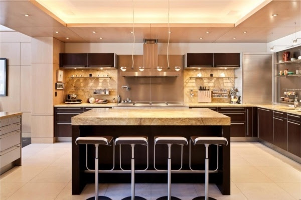 Modern luxury interior design in gorgeous New Your duplex ...