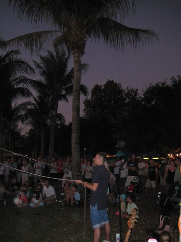 Hugh as part of the act