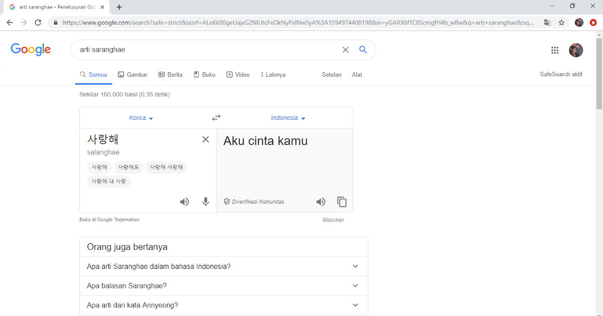 Arti Saranghae S7bq2tedtnc4m Saya gak tau tu bahasa