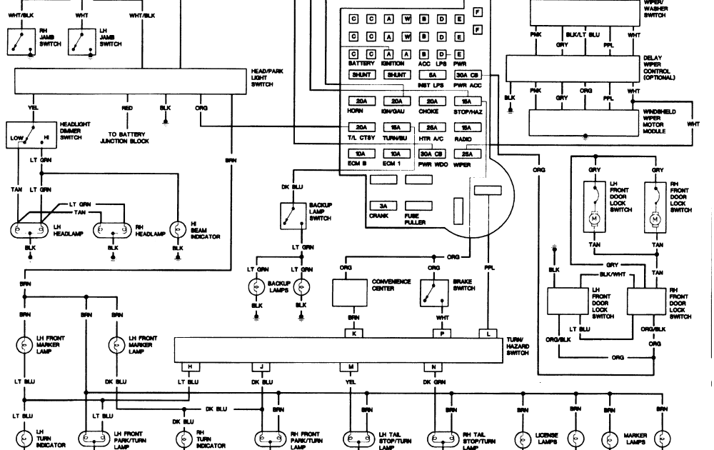 1994 Chevy S10 Wiring Harness Diagram - 1995 4l60e Wiring Diagram