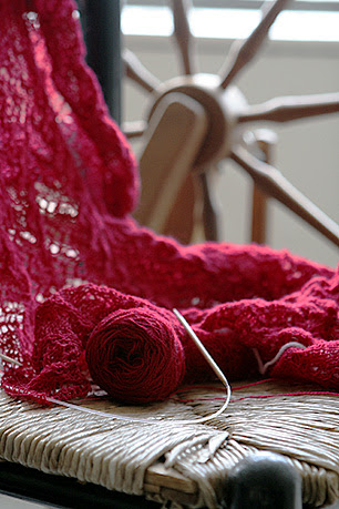Stole in Progress