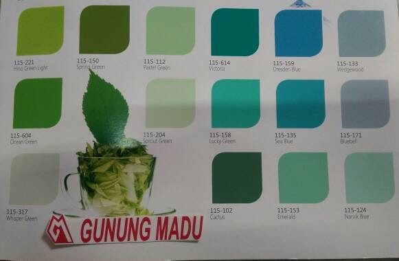 36 Warna Cat Besi Hijau Tosca