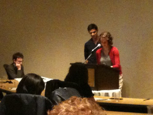 NU student & ETHS student, Northwestern Univ. Writers' Festival