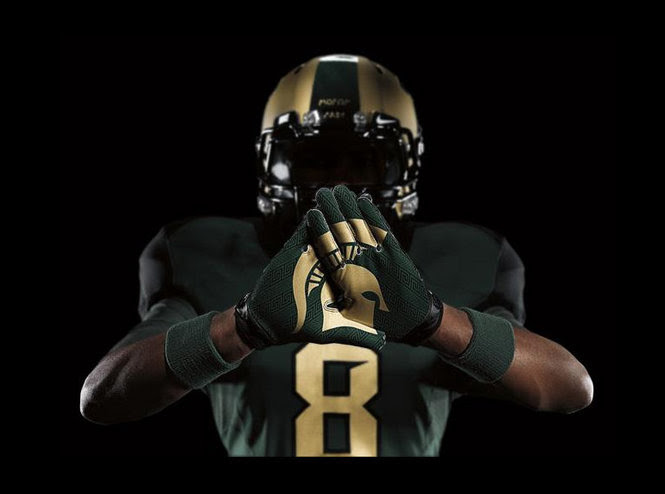 Michigan State Pro Combat uniforms