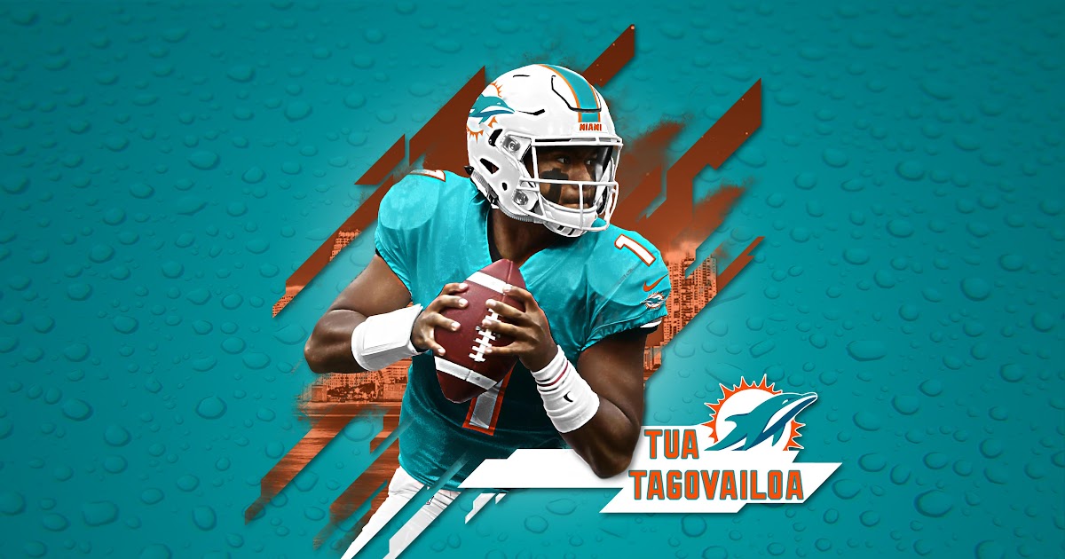 Cool Tua Tagovailoa Wallpaper - Tua Tagovailoa Dolphins Miami Dolphins