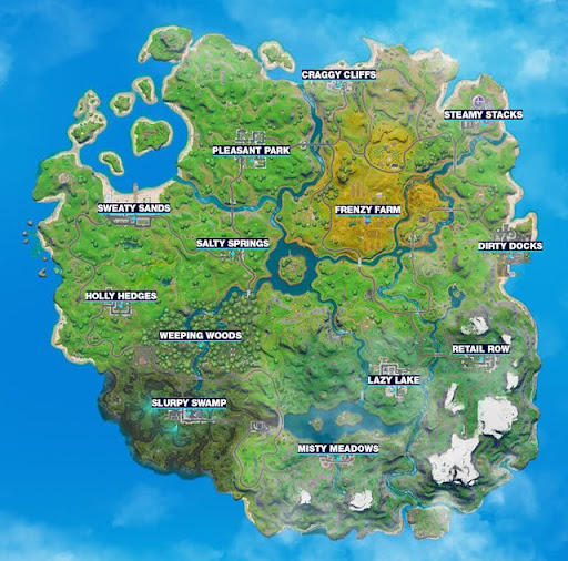 Wallpaper Old Fortnite Map - All Are Here