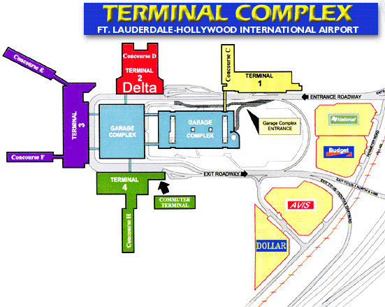 fort lauderdale airport terminal map | world map 07