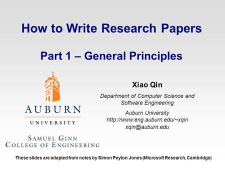 how to write a great research paper simon peyton jones