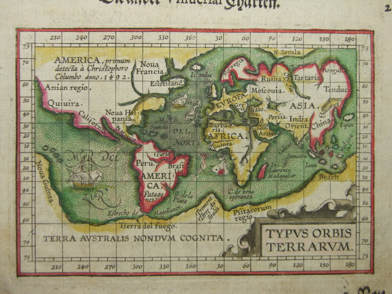Maps: World Map 1600