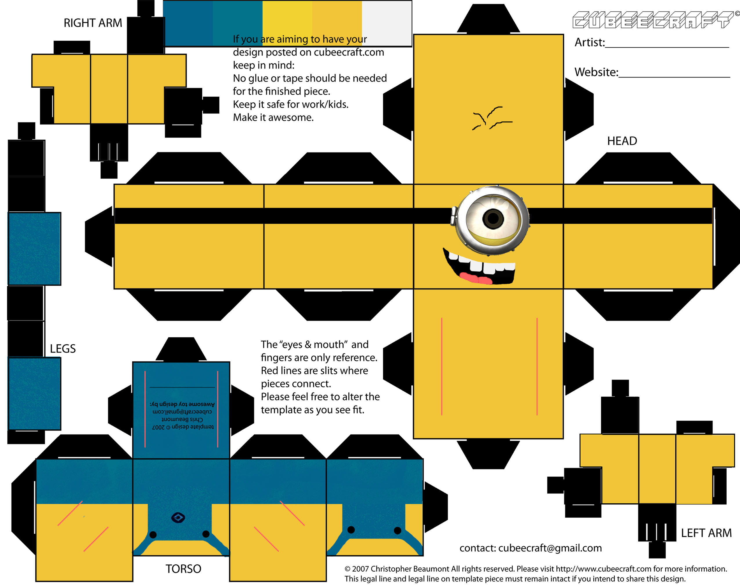 Paper Craft NEW 475 PAPERCRAFT BLANK TEMPLATES
