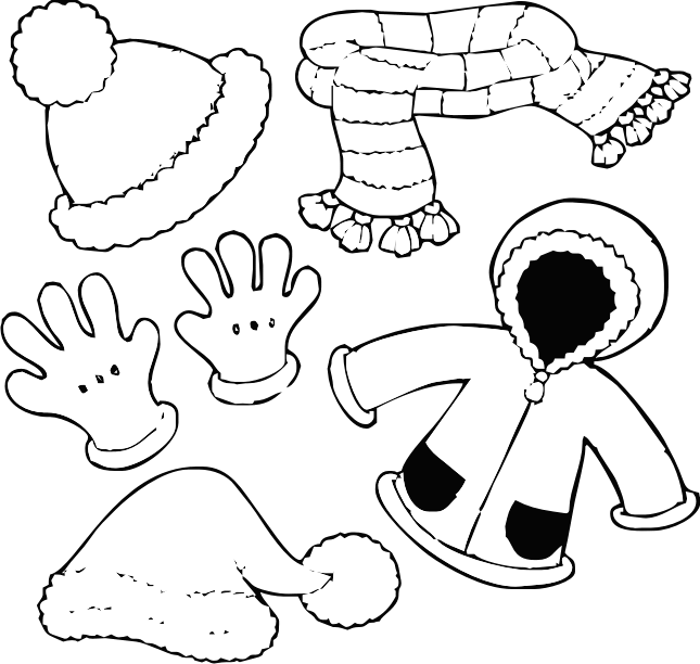 Disegni Da Colorare Indumenti Scuola Infanzia Coloradisegni