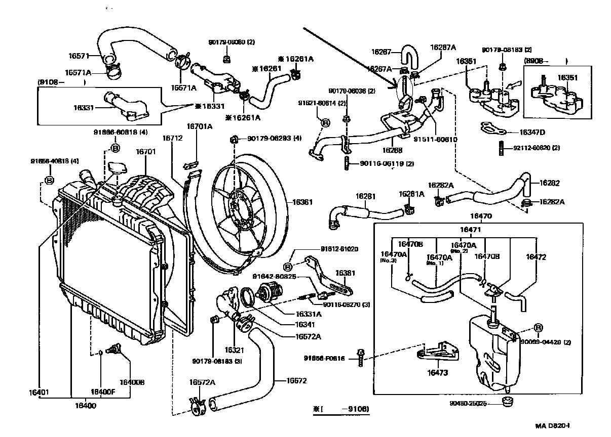 1990 Toyota 4runner Engine Diagram