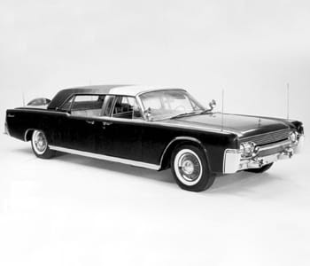 la lincoln continental de john fitzgerald kennedy. la lincoln continental de john fitzgerald kennedy.