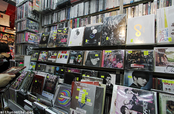 Kpop album store in hong kong