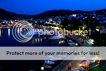 Skopelos by night - normal lens