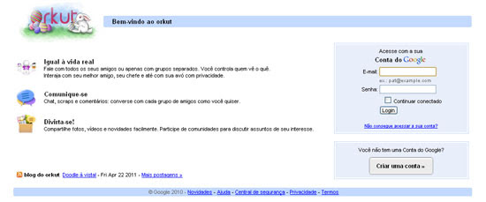 Doodle de Páscoa do Orkut by Ila Fox