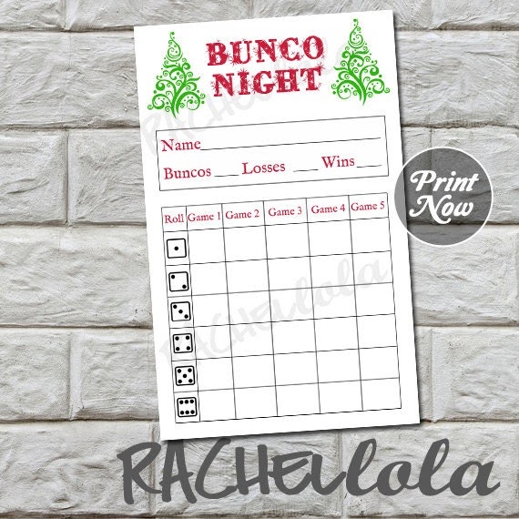 christmas-bunco-template-hq-template-documents