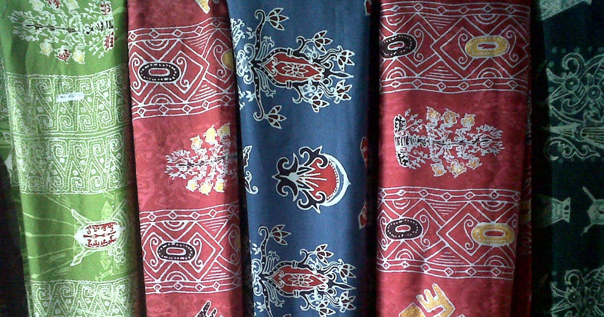 oleh oleh kekinian khas balikpapan Kain Batik Khas Kaltim