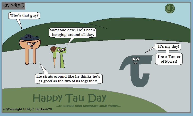 (x, why?): Happy Tau Day