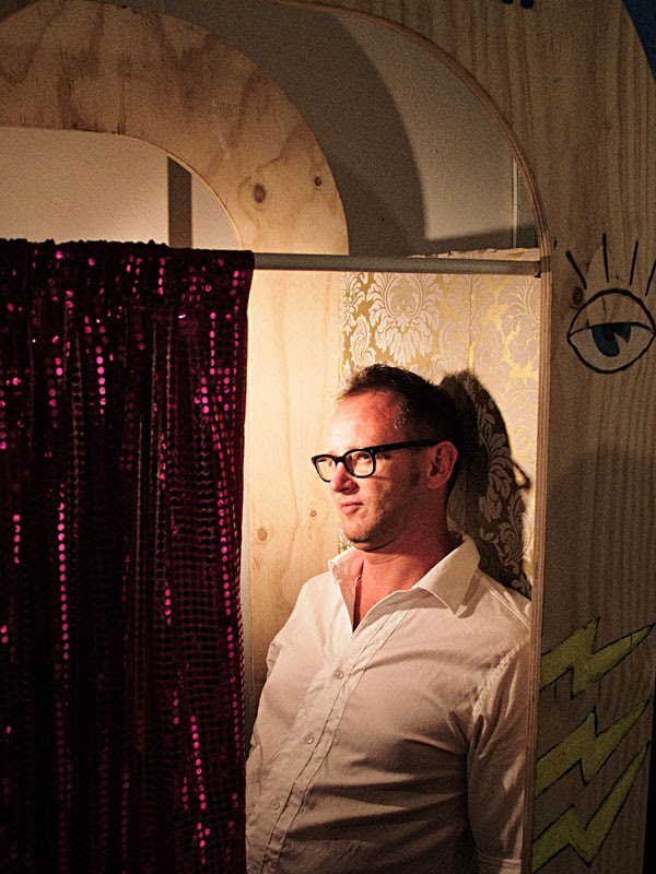 Portrait of Malcolm Smith, curator of 'The Psychic Photobooth 2009