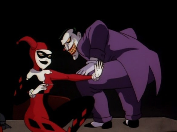 Ahh, just like Bogart and Bacall. If they were insane and killed people. Harley Quinn